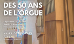 Concert des 50 ans de l&rsquo;orgue